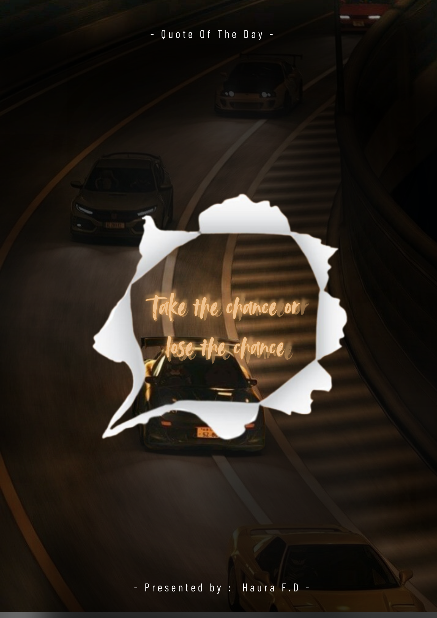 Take a Chance Or Miss a Chance