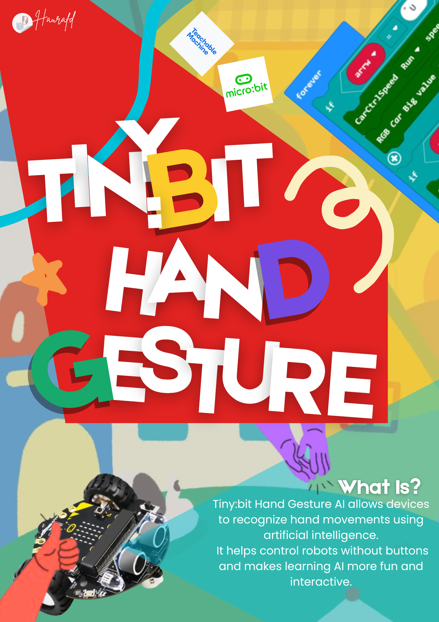 poster handgesture AI – Haura